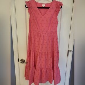 J Crew Factory Eyelet Dress